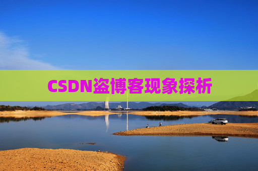 CSDN盗博客现象探析